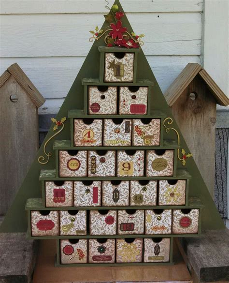 Diy Wooden Advent Calendar With Drawers
